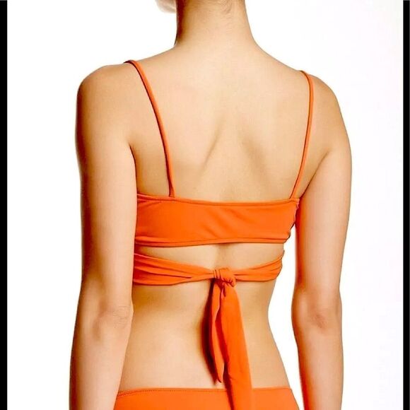 Rachel Pally orange bikini top. NWT - Picture 3 of 7